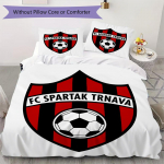 FC Spartak 1 Muster Voodipesu komplekt Tekikate Padjap&uuml;&uuml;r Kodu kaunistus S&uuml;nnip&auml;eva kingitus (1 * tekikott + 2 * padjap&uuml;&uuml;r ilma t&auml;idiseta) 135x200cm