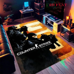 Counter-Strike 2 Vaip elutuppa, magamistuppa, koju, diivani kaunistuseks, laste m&auml;ngimiseks libisemiskindel p&otilde;randamatt 80x120cm( 31x47in)