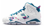 Jordan 6 Retro Valge Laser Fuchsia Roheline S&uuml;gavik GS 543390-153 40