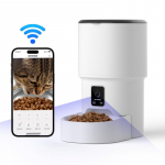 4L Tuya Nutikas Lemmikloomas&ouml;&ouml;tja WiFi Laetav Veekindel Automaatne Koertele/Kassidele T&auml;pne Ajastatud Annustamine Ei Ummistu Kaugjuhtimine APP-i Kaudu 4L Button Version