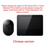 Xiaomi Smart Cat eye 2 WiFi Traadita Kaamera Video Uksekella 3MP HD Infrapuna &Ouml;&ouml;n&auml;gemine 180 Lai Nurk Mi Home &Auml;pi jaoks must