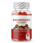 Magneesiumgl&uuml;tsinaadi kummikommid 400 mg koos D3, B6 ja CoQ10-ga &ndash; Une ja lihaste tugi (60 tk) 1pack