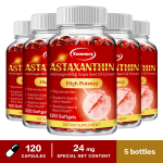 Xemenry Astaxanthin 24mg pehmekapslid 120 tk &mdash; Antioks&uuml;dandi tugi, liigeste tugi, igap&auml;evane heaolu 120*5