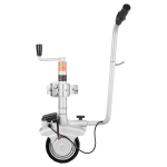 VEVOR Elektriline Haagise K&auml;ru, 2,5 T Veoj&otilde;ud, 380W 12V Mootoriga Toetusratas, Liikumiskiirus 7 m/min 67 x 39 x 79 cm