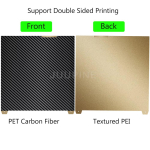 Creality K2 PLUS PEI prindialus tekstuuriga PEI 370x370 PEI vedruterasplekk kuumutatav voodi Creality k2 Plus tarvikutele PET-PEI