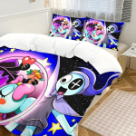 Dandy'S Worldi voodipesukomplektid lastele, tekikottide komplekt, &uuml;heinimesevoodi, kaheinimesevoodi, kuninga suuruses voodikomplekt, t&auml;iskasvanute magamistoa tekikott, padjap&uuml;&uuml;r 135&times;200cm