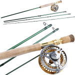 &Otilde;ngeritv K&auml;rbes&otilde;ngede p&uuml;&uuml;girulli kombod, s&uuml;sinikust &otilde;ngeritv 7/8 t&auml;ismetallist p&uuml;&uuml;girull 1pcs Fishing Rod