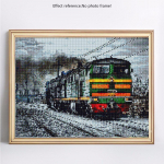 Teemanttikandid maastik Teemantmaal &uuml;mmarguste kividega Treeni hobi ja k&auml;sit&ouml;&ouml; pildid 20X30