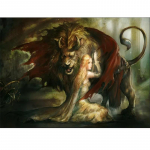 Teemantmaal Tikand Mosaiik Kaunitar ja koletis Maastiku ristpistes komplekt Mosaiikl&otilde;uendi pilt 20X30CM