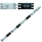 Les Tr&eacute;sors De Lily [E9168] - Bracelet Homme 'Peaceful' Acier - 21 cm 8 mm must