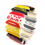 NOA [K1472] - Bracelet Cr&eacute;ateur 'Salade de Fruits' jaune rouge noir kollane