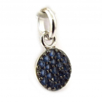 Les Tr&eacute;sors De Lily [K3635] - Pendentif Argent 'D&eacute;esse' marine sinine