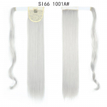 XINRAN Long Clip In hobusesaba juuksepikendus m&auml;his hobusesaba s&uuml;nteetilisest juustest naistele