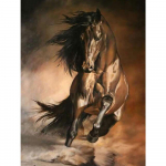 Hobune teemanttikandid loomad 5D teemantmaaling kivist pildid ristpistes kaunistus kingitus 20X30CM