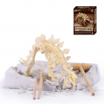 UUS 6 Valikulist DIY Simulatsiooni Arheoloogilist V&auml;ljakaevamist Dinosaurus Skeleti Fossiili Mudel &Otilde;ppem&auml;nguasjad Kingitus Lastele Stecosaurus