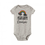 P&auml;rast iga tormi saabub Rainbow Baby Baby Romperi raseduskuulutuse kingitus 3M