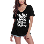 Naiste T-s&auml;rk What You Are Thinking &ndash; Self Motivation Slogan Tee XL must
