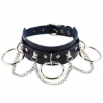 1 tk Nahast kaelarihm naiste kaelarihm Goth Punk kett Harajuku kaelakee Seksikas Vegan Chocker Festivali T&uuml;drukute gooti ehted