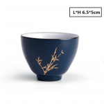 Indigo k&auml;sitsi valmistatud teetass Home Personal Master Cup k&auml;sitsi maalitud joogin&otilde;ud 60ml