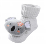 0-1Y Vasts&uuml;ndinud beebi T&uuml;druk Poiss Puuvillased Sokid Imikud Multifilmid Loomad Sokid Libisemisvastased Keskmise toru p&otilde;randa sokid One Size