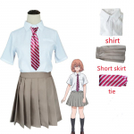 3tk Komplektid Tokyo Revengers Tachibana Hinata Cosplay Kost&uuml;&uuml;m JK Koolir&otilde;ivad S&auml;rk Lips Seelik Sokid &Uuml;likond Halloween Anime Riided Disfraz S