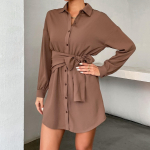 YYFS naistemood suvine kevadine &uuml;hev&auml;rviline printimine pikkade varrukatega POLO kaela k&otilde;rge v&ouml;&ouml;kohaga vabaajakleidid S kohv