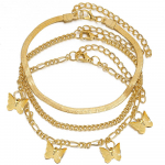 Loominguline madu luukett liblikas ripats jalav&otilde;ru Punk stiilis isiksus temperament sulamist mitmekihiline jalav&otilde;ru, naissoost