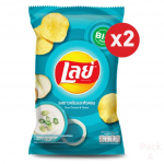 Lay's kartulikr&otilde;psud, Tai maitse, Tai maitse, Tai suupiste, 67 g. - 75 g (Pakis 2) Sour Cream&Onion x 2 pcs