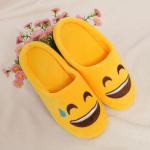 Soojad siseruumides kasutatavad emotikonide sussid Talvised puuvillased pl&uuml;&uuml;ssussid Emotikonide kingad Smiley Emoticon Talvised pehmed multifilmikingad 38-39