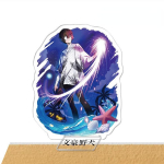 M&auml;ng Anime Bungou hulkuv koer Dazai Osamu akr&uuml;&uuml;list cosplay tegelaskuju akr&uuml;&uuml;list figuurialus, maalitud lauakaunistusega kaunistus, kingitus