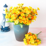 Vastupidav kunstlillekimp plastikust+kangast kingitus 2