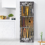 Toiduroosi kleebised k&uuml;lmkapi taustapildil k&ouml;&ouml;gis Vin&uuml;&uuml;lplakat K&uuml;lmkapi kleebis Kodukaunistus Magamistoa uusaasta kaunistus 60x180cm(1 pcs)