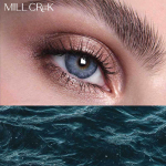 Lillad kontaktl&auml;&auml;tsed silmade l&uuml;hin&auml;gelikkuse jaoks Purpursed kontaktl&auml;&auml;tsed 14,0 mm dioptrilise korrektse silmav&auml;rviga l&auml;&auml;tsed retseptiga aastas 1 paar(2 t&uuml;kki) 0.00 sinine