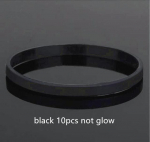 10 tk 5 mm meeste naiste moe kommid v&auml;rvi kummist k&auml;ev&otilde;rud helendavad silikoonist randmepael Mansett k&auml;ev&otilde;ru Aksessuaarid helendavad pimedas