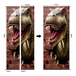 Dinosaurusloomade seinapragu Uksekleebised Kodu Pulmakaunistus Tapeet Veekindel Isekleepuv plakat Toa sisustus Vannituba MT-393(77*200cm)