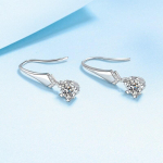 0,5 kate 5 mm Moissanite rippk&otilde;rvar&otilde;ngad naistele Snowflake S925 Sterling Silver 18k valge kullaga kaetud teemantk&otilde;rvar&otilde;nga ehted 0.5ct and 0.5ct