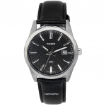 Casio Analog Leather Strap Black Dial Quartz MTP-VD03L-1A MTPVD03L-1 Meestekell must