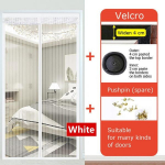 1 komplekt suvine s&auml;&auml;set&otilde;rje putukate k&auml;rbseseen kardinad v&otilde;rgud, automaatselt sulguvad ukseekraanid k&ouml;&ouml;gikardinad ployesterkiust kardinad 70x200 cm valge