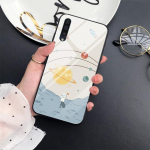 Armas Moon Astronauti &uuml;mbris Samsung Galaxy A71 A72 A70 A73 A53 A13 5g A03 A22 A21s A03 Core A42 A52 luksusliku klaasist katte Coque jaoks For Samsung A03 Core