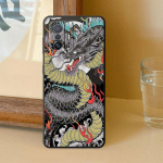 Tpu pehme &uuml;mbris Samsung Galaxy Note 20 Ultra 10 Plus 8 9 S20 S22 S21 S23 5g Note20ultra Chinese Dragon Tiger Funda Cover jaoks Samsung Note 20