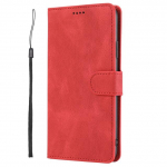 Klassikaline &uuml;hev&auml;rviline telefoni&uuml;mbris Samsung Galaxy A02 A02s A12 A32 A42 A52 A72 A22 A30 A50 A51 A71 kaardipesa rahakott, klapp nahk For A10 punane