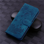 Luksuslik nahast klapitav telefoni&uuml;mbris iPhone'i 14 13 Pro Max 11 12 Mini Xr X Xs Max 7 8 Plus 6s Se 2020 magnetilise rahakoti kronsteini jaoks For iPhone 13 Mini sinine