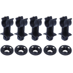 Auto kinnitusklambri kapoti kapoti tugi Prod varda klambri hoidiku kinnitusdetailide tarvikud Nissan Qashqai J10 NJ10 2006 - 2013 Dualis jaoks 5 kit