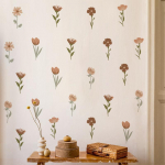 V&auml;rvilised lilled Seinakleebised Daisy Flowers Y2K Dot Seinakleebised Kodukaunistus Lastetuba DIY Taustapildid Dekoratsioon 30x20cm