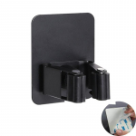 Roostevabast terasest mopi konksuga seinale kinnitatav mopihoidja hoiuraami hari hari riidepuu K&ouml;&ouml;k Vannituba Rippmoppide hoidikuklambrid A must