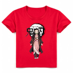 Kimetsu No Yaiba Ghost Blade p&otilde;hikooli t&uuml;drukute suvine l&uuml;hikeste varrukatega T-s&auml;rk unisex topid 120cm valge