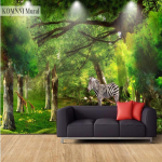 Metsapargi seinamaaling 3D maastiku džunglipuude tapeet Elutoa Magamistoa Lastetoa taust Seinatoa 3D Seinatapeet 200 cm(W) x 140 cm(H)