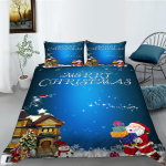 Kodune 3D-j&otilde;ulupesukomplekt Tekikate voodipesukomplekt EU t&auml;issuuruses &uuml;he-/kaheinimesevoodiga kodukaunistus Baby 100x135cm