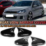 2TK VW jaoks Volkswagen Golf 6 MK6 GTI GTD 2009-2013 auto k&uuml;lgmise tahavaate peegli katted Glossy Black