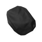 Keskmise k&auml;etoe nahkkate VW Golf 6 MK6 VI 2010 2011 2012 2013 auto sisemus Keskjuhtimise k&auml;etoe karbi pinnakate must